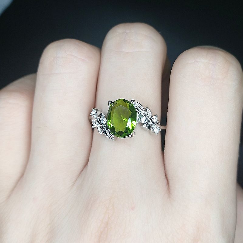 Or zircon vert vert