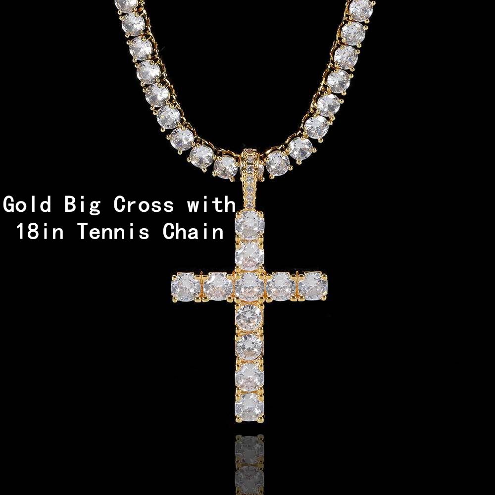 Gold Big with 18in Tennis