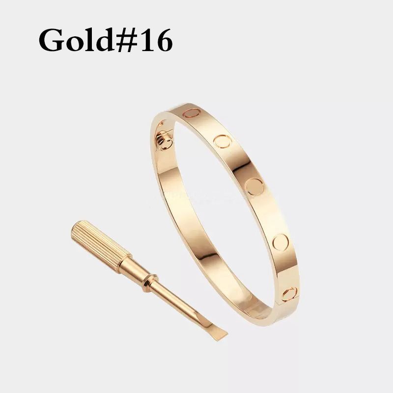 Goud # 16 (Love Armband)