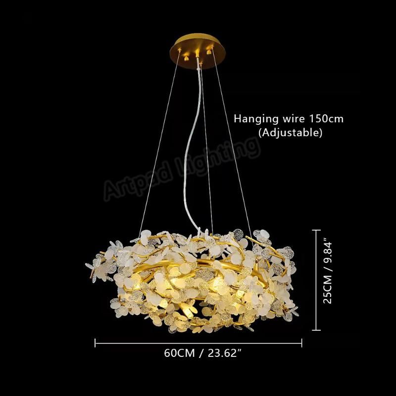 60 cm złote ciało ciepłe białe