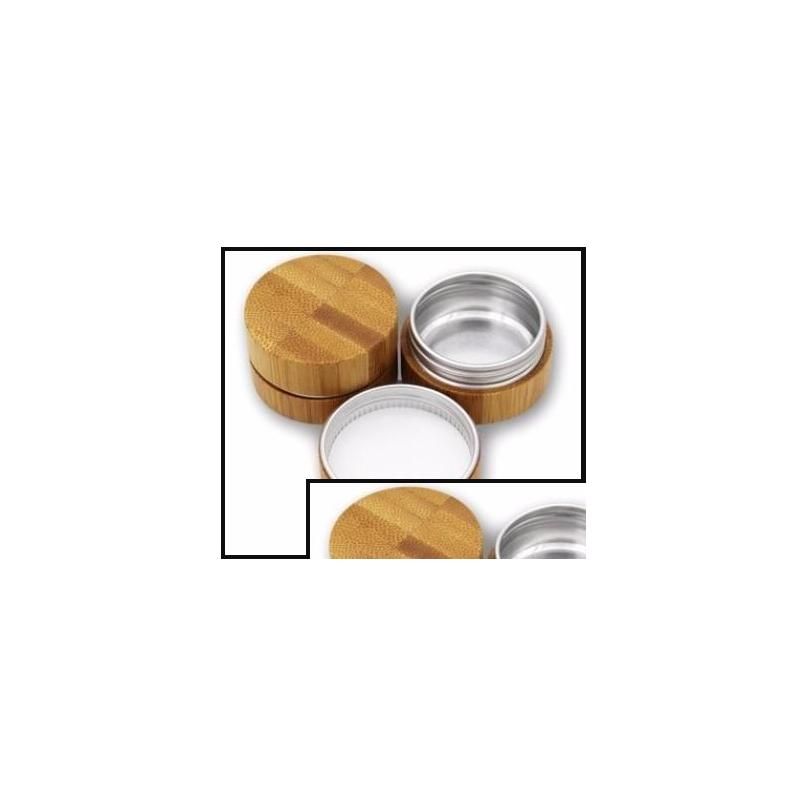 30G Bamboo Cosmetic Jar Wood