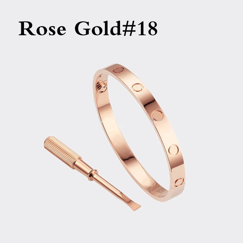 Rose Gold # 18 (Love Bracelet)