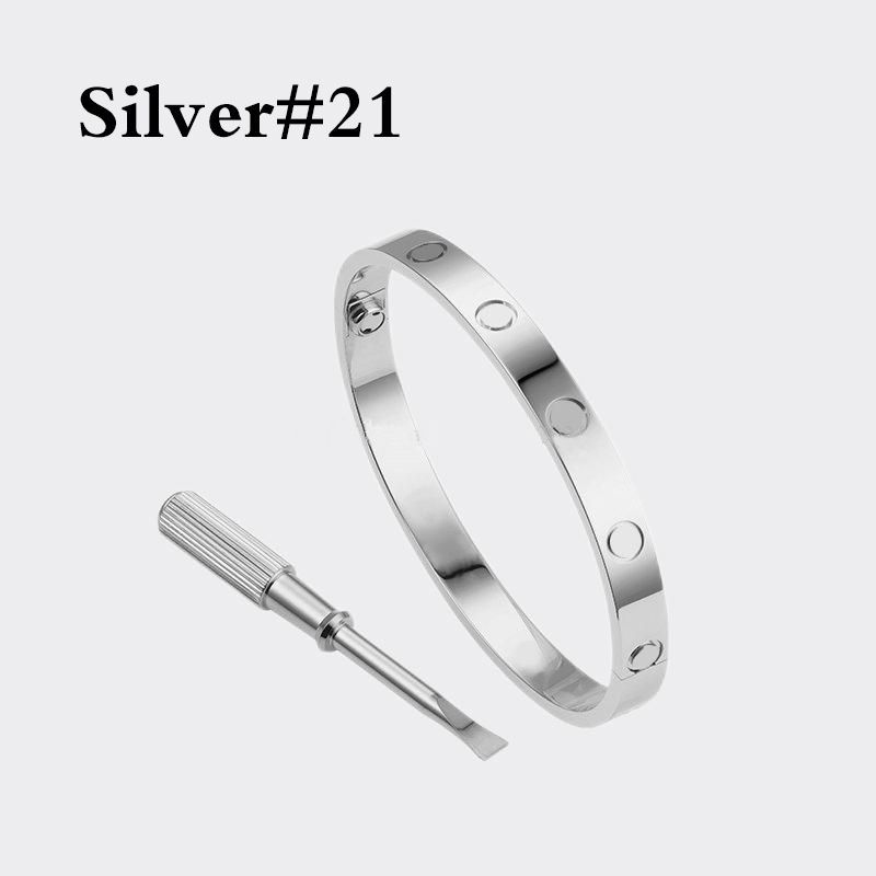 Zilver # 21 (Love Armband)