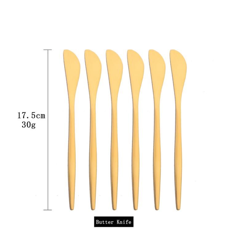 6Pcs Butter Knife