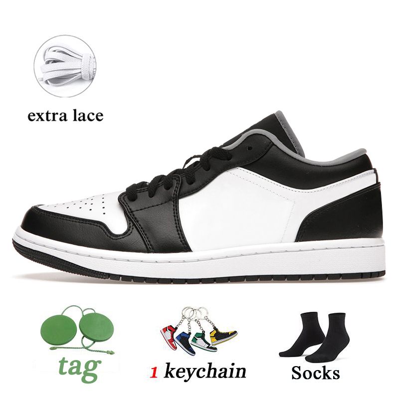 A27 Low Black White Gray 36-46