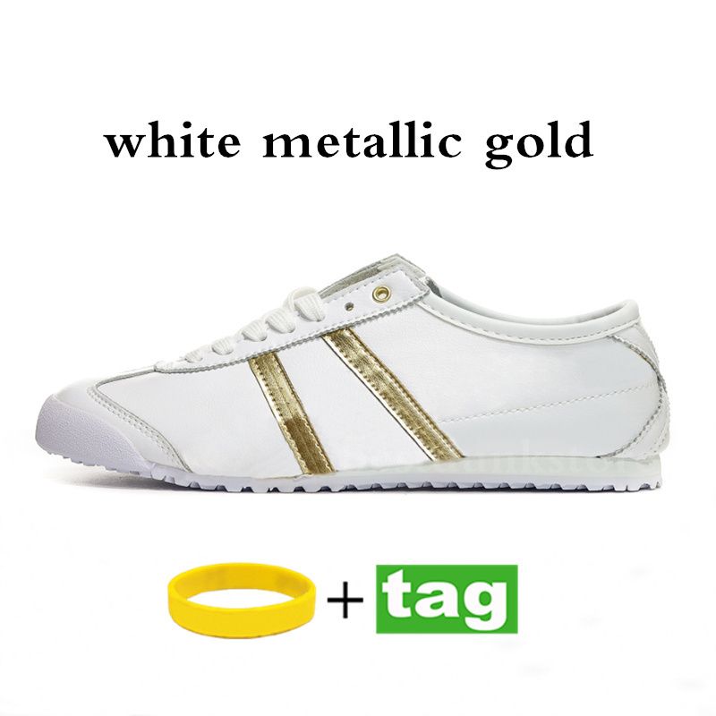 11 white metallic gold