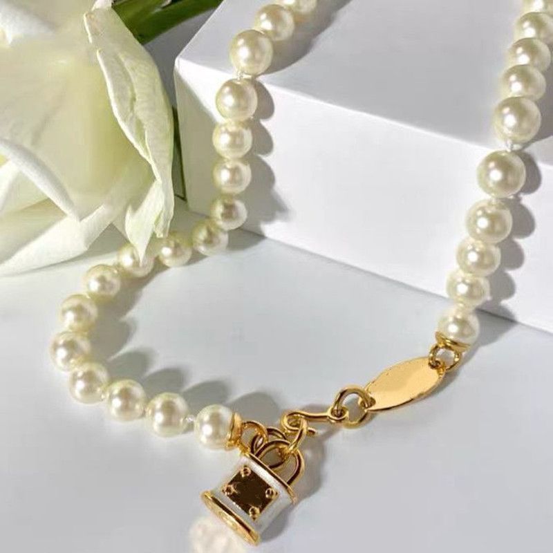 collar de oro perla
