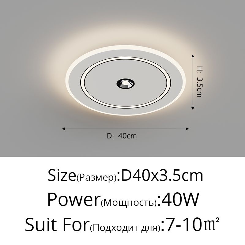 D40x3.5cmクールホワイトリモートなし