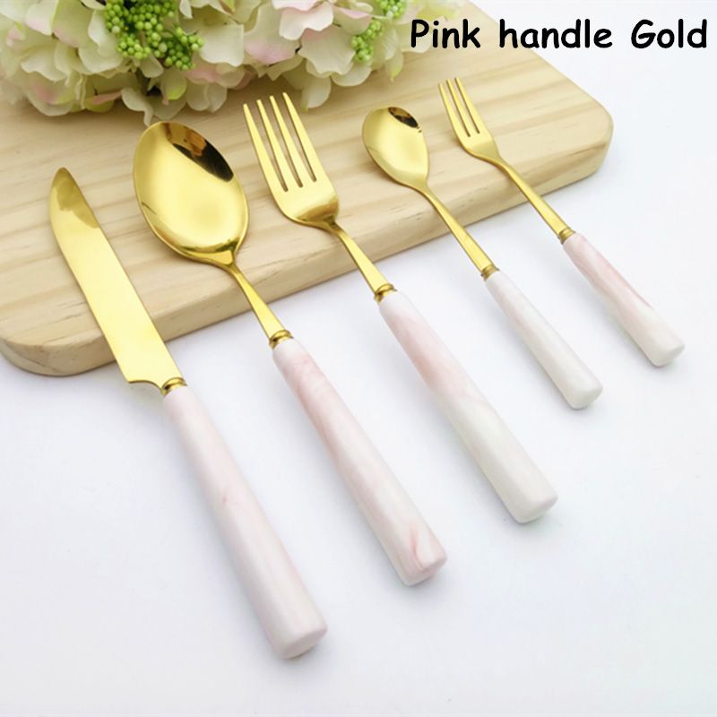 Pink handle Gold