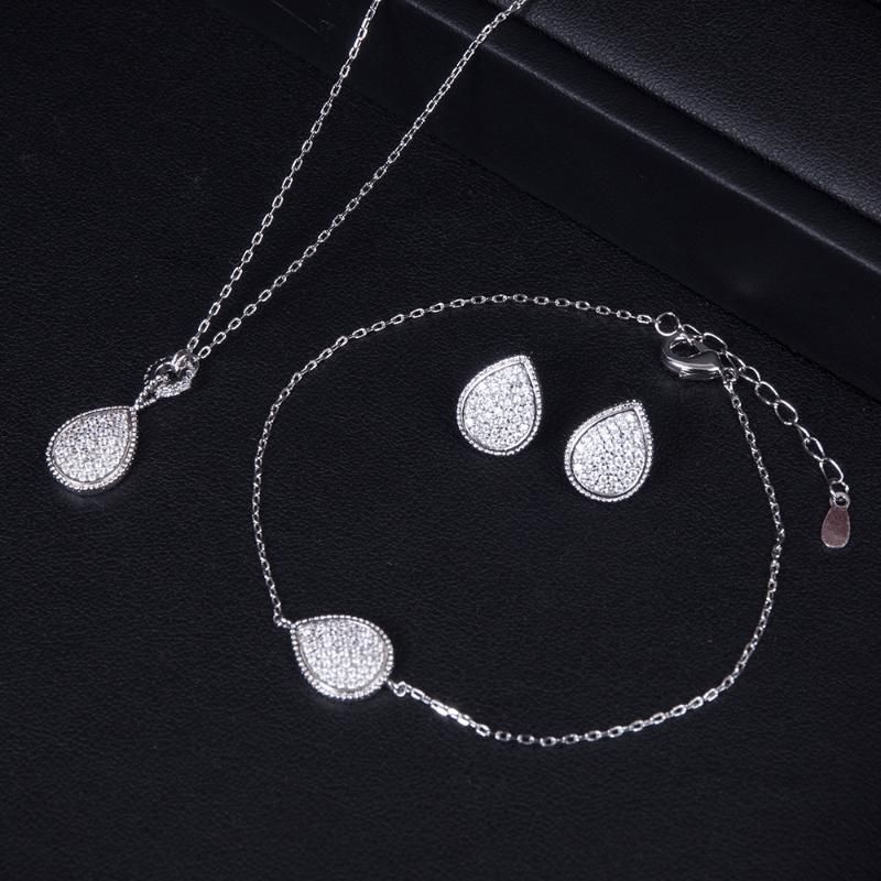 3pcs silver Set 45cm