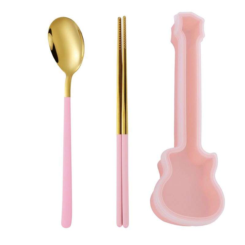 2Pcs Gold Pink