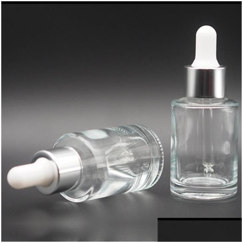 30Ml Clear White Cap