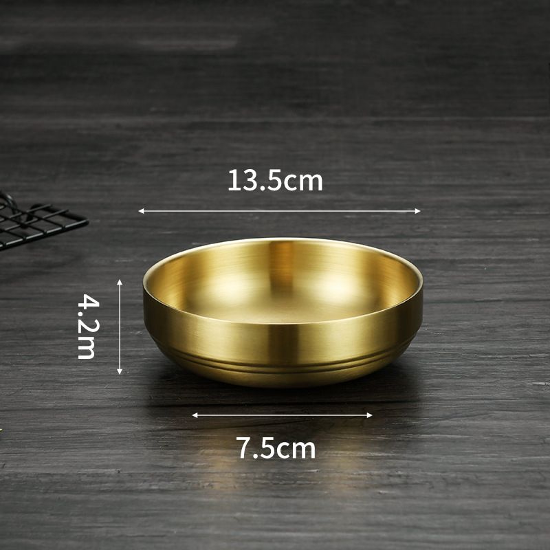 Plates13.5cm Gold