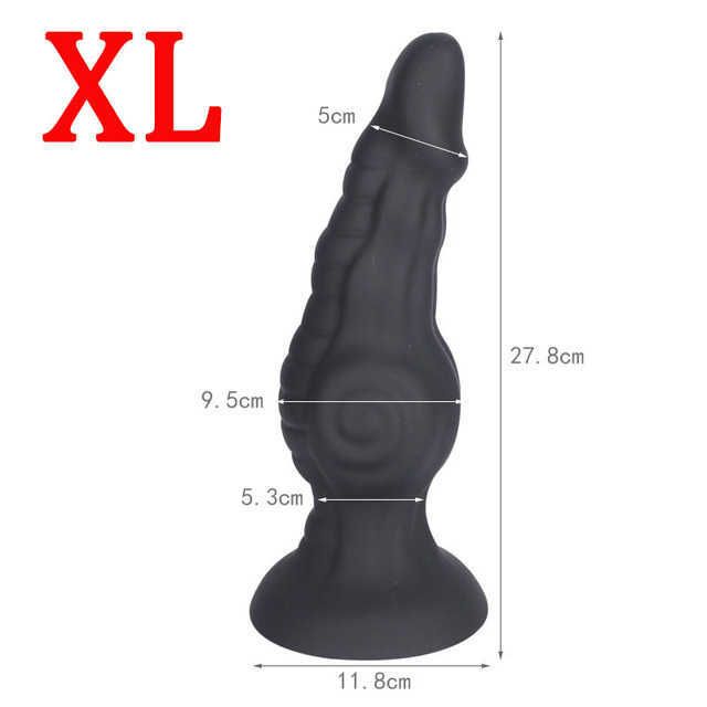 XL-storlek svart