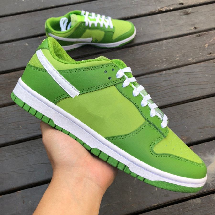 2023 New Dunks Low Chlorophyll Skate Shoes Men Women SB Vivid Green Running Sports Sneakers 