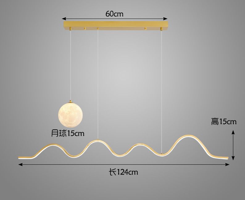 złoto 124 cm Chiny 32-36W L trichromatyczne