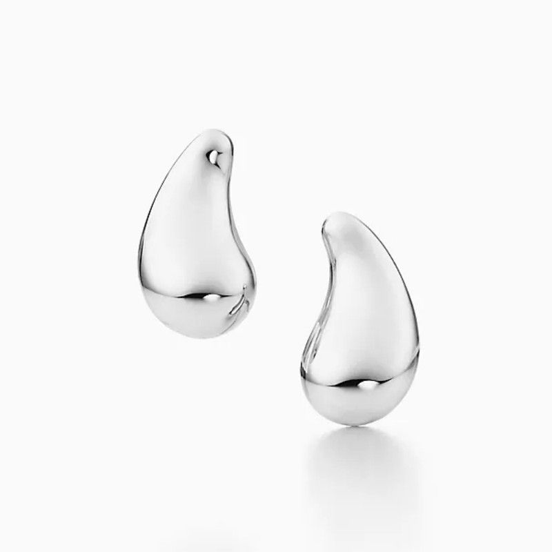 4# silver teardrop earrings