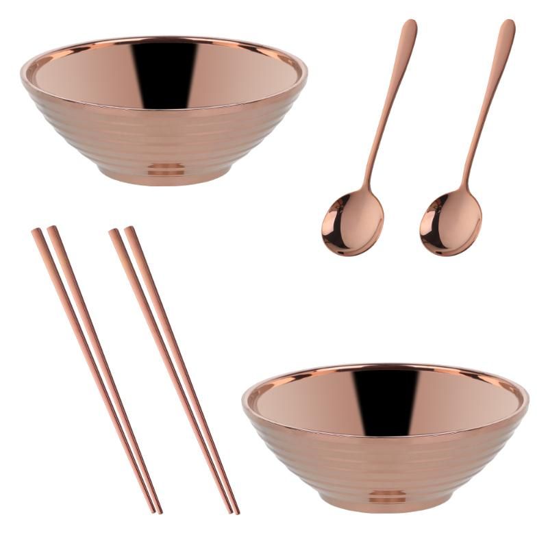 Rose Gold-6pc