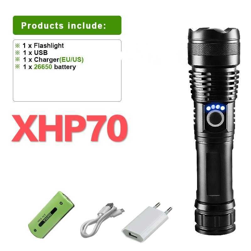 Xhp70-c-Brightest Flashlight