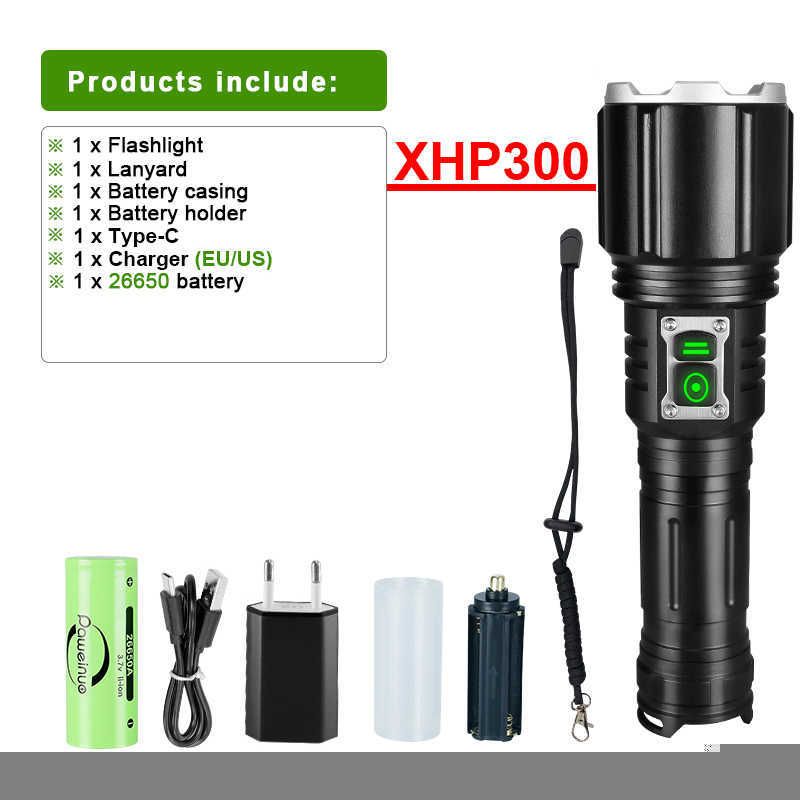 Package Xhp300-d-Powerful Flashlight