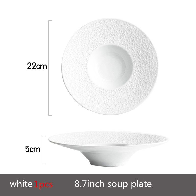 w 8.7in.soup plate