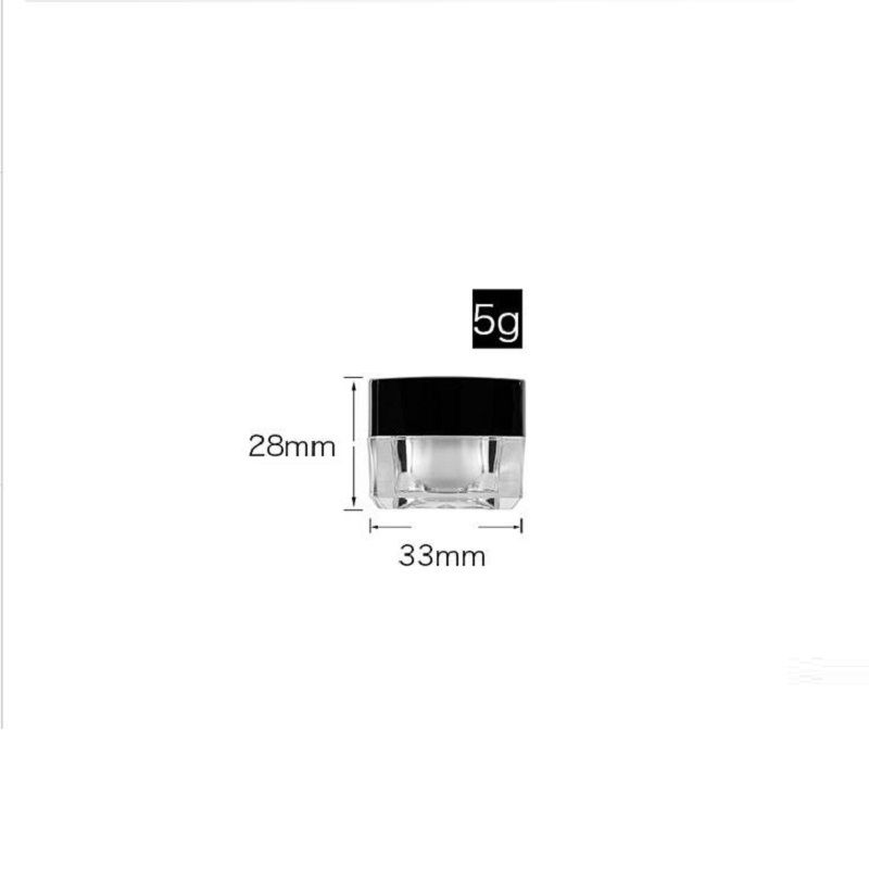 5g正方形のクリアジャー