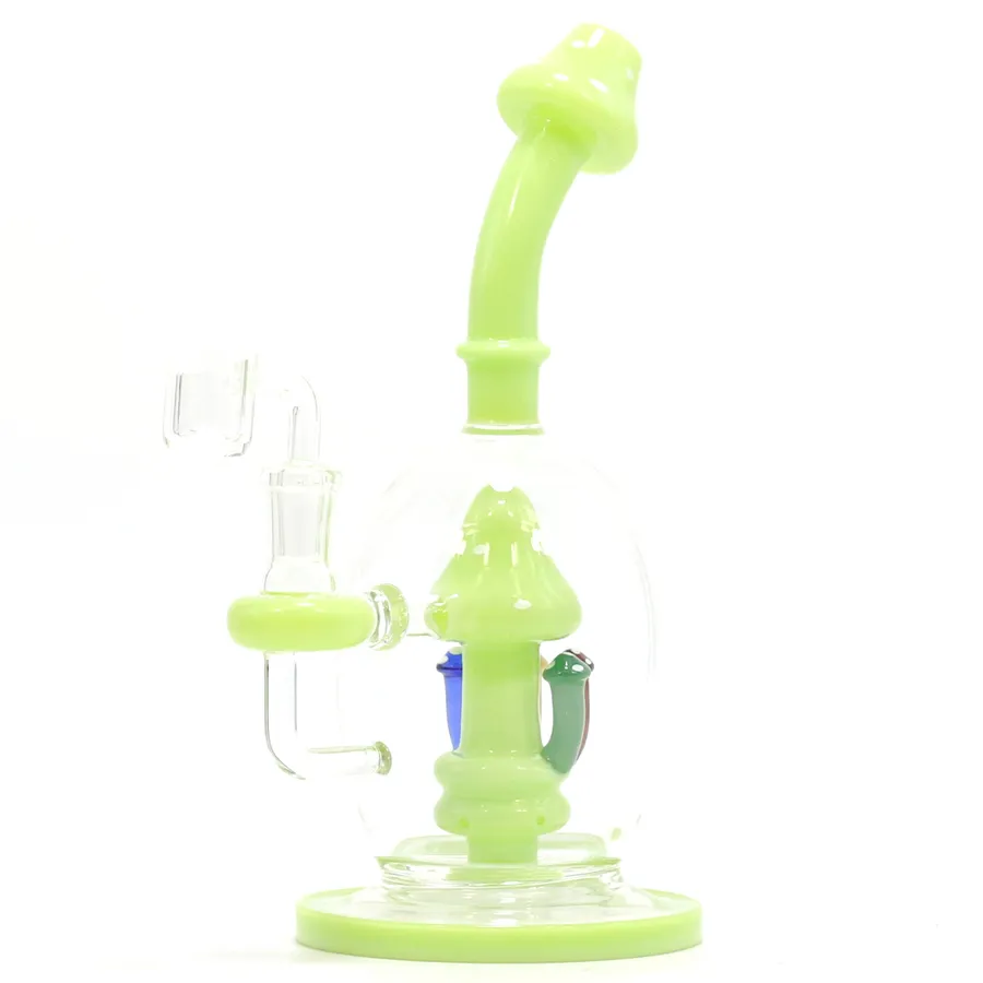 Green with Quartz banger