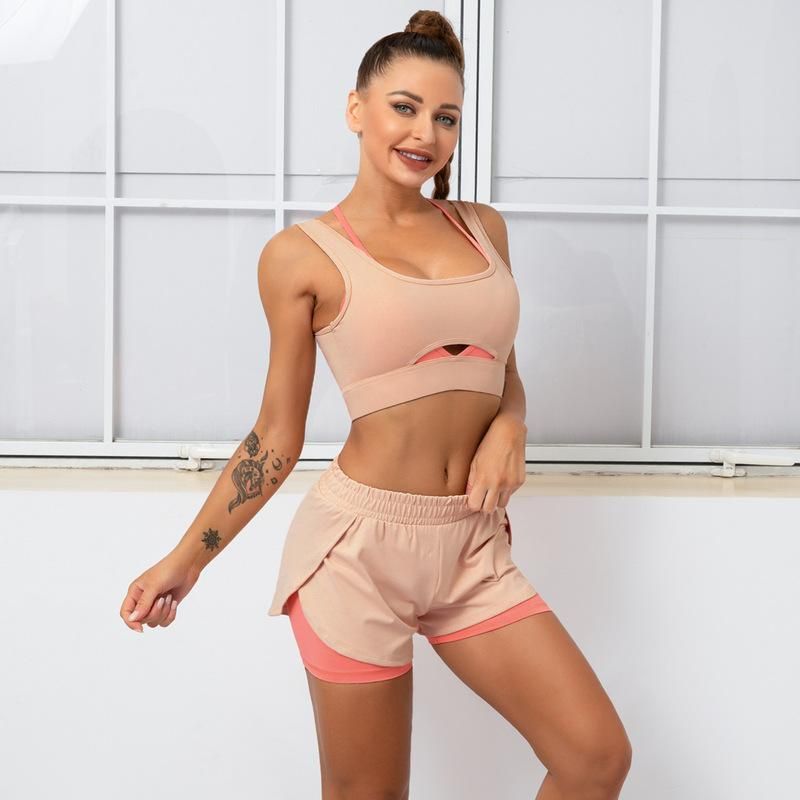 pink-bra short set