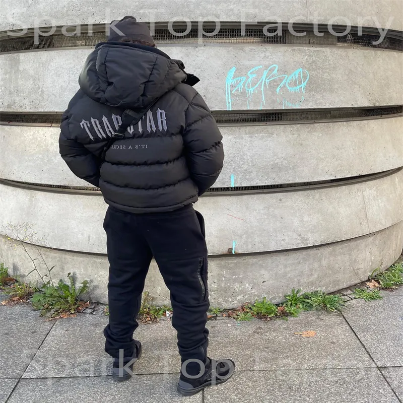Trapstar-chaqueta con capucha decodificada para hombre, abrigos informales  de alta calidad, color gris, otoño e invierno, 2022 - AliExpress