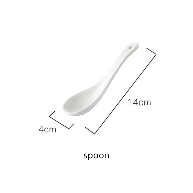 White spoon 1pcs