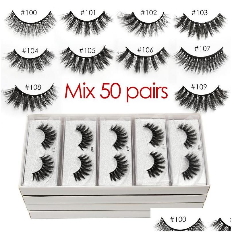 Lashes 12-15Mm 50 Pairs Randomly Sended