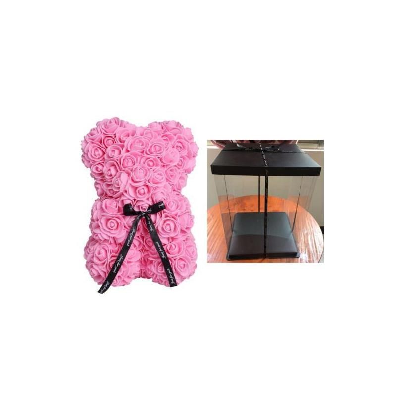 Pink Bear With Box
