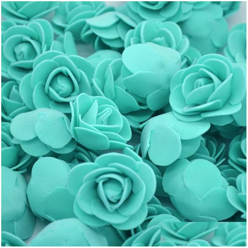 200Pcs Teal Rose