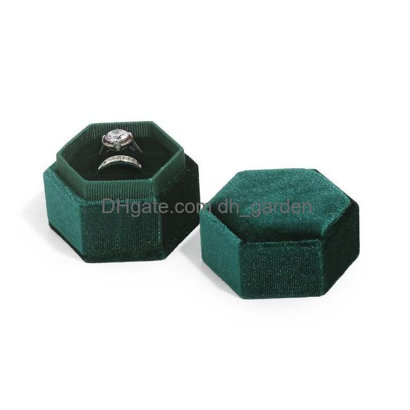 Dubbel ringbox grön