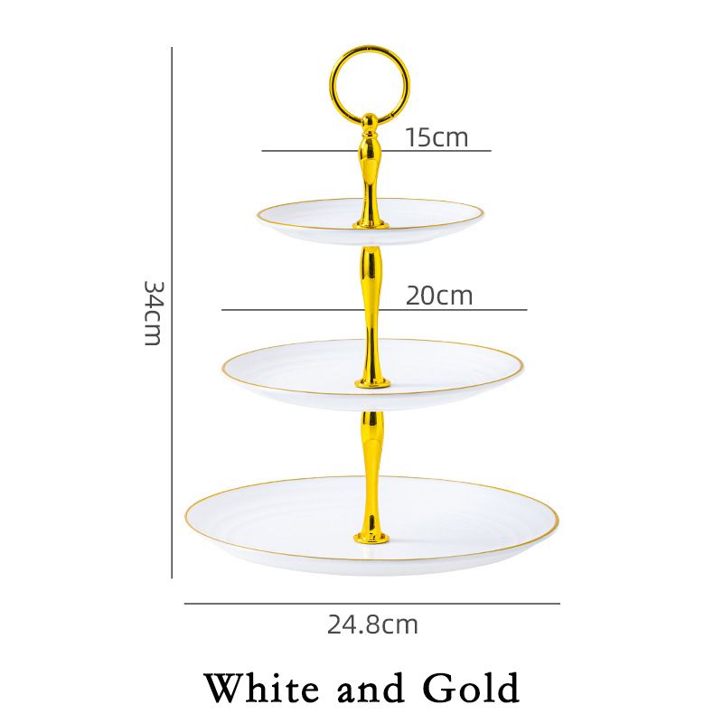 (D) 3-tiers plates