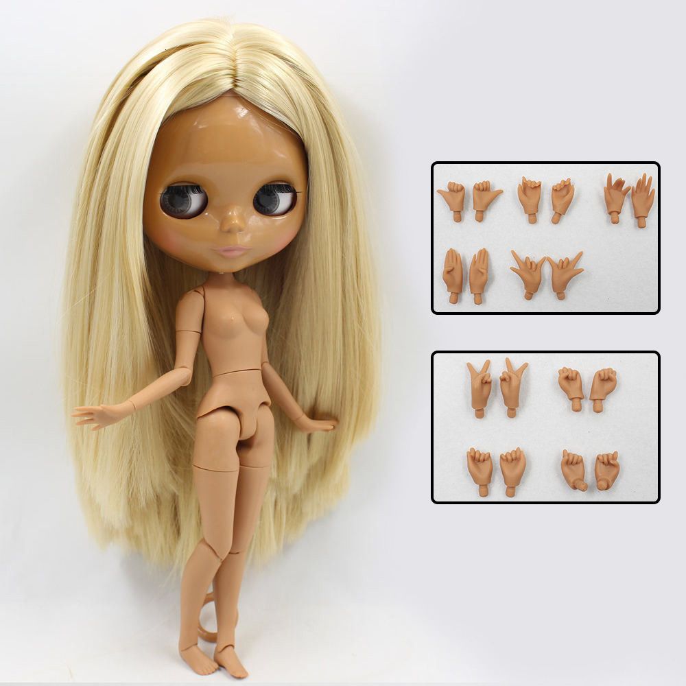 Bambola di altezza volto lucido nero-30 cm