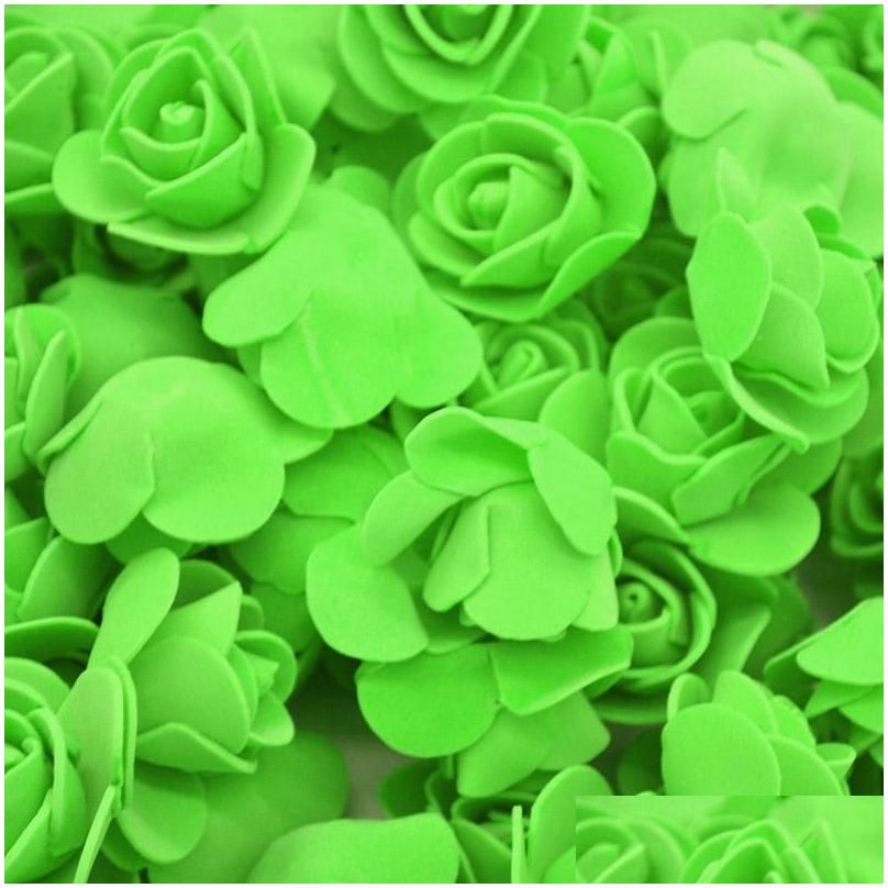 200Pcs Green Rose