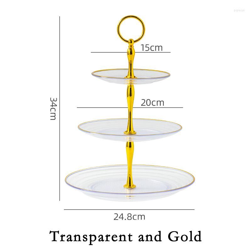 (C) 3-tiers plates