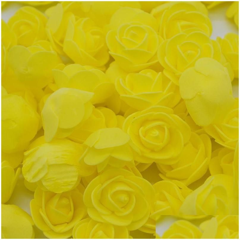 200Pcs Yellow Rose