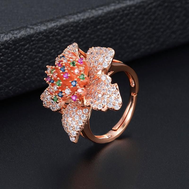 Anello rosa ridimensionabile