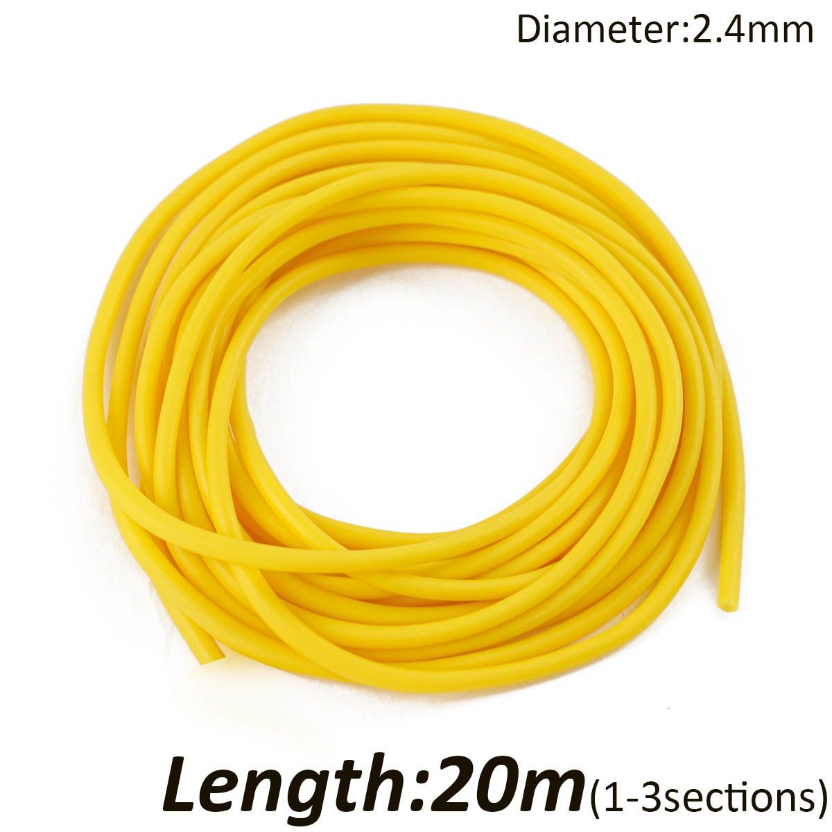 20m Yellow 2.4mm