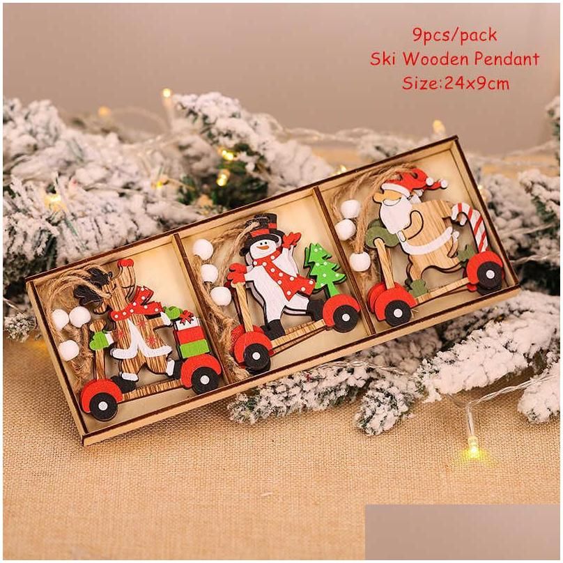 306-Santa Ski-9pcs