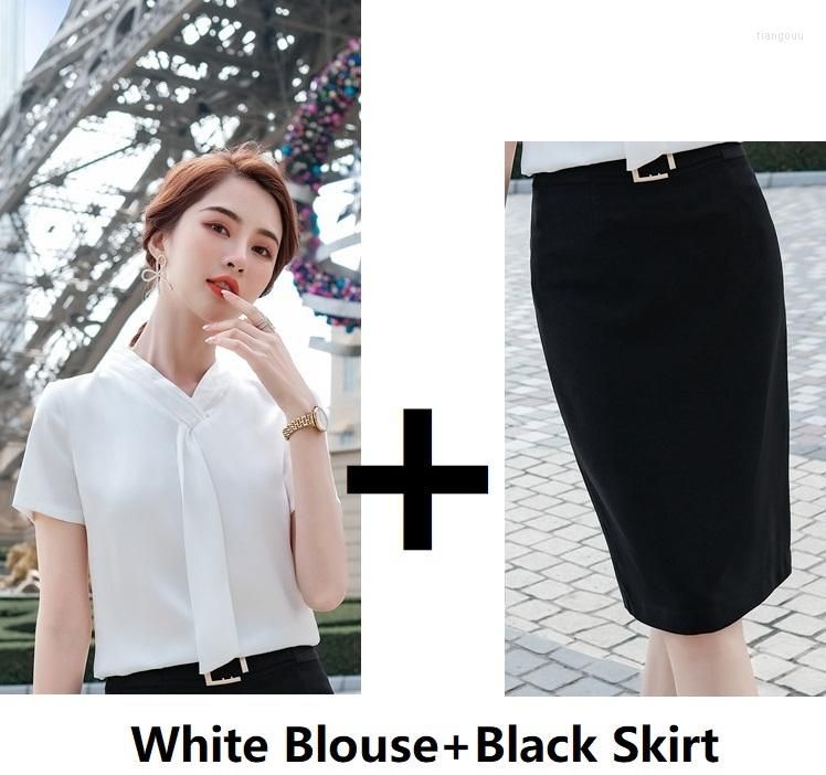 White Blouse Skirt