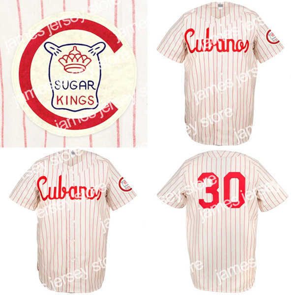 COLLESEYS COLLEGE Baseball ترتدي لعبة البيسبول Havana Sugar Kings 1959 Home  Jersey Shirt Custom Men Women Youth Baseball Jerseys أي اسم و N
