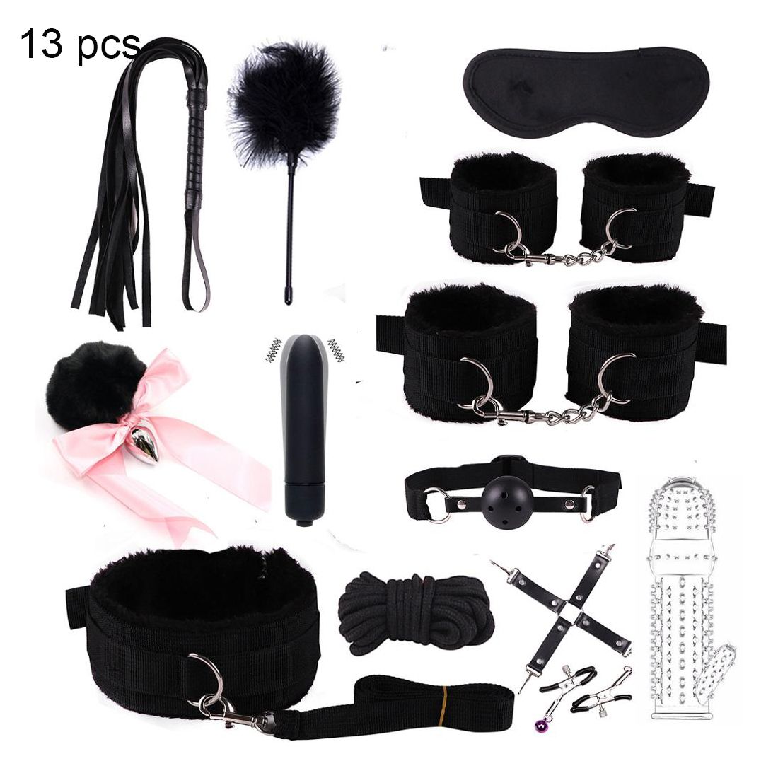 13 Pcs Black