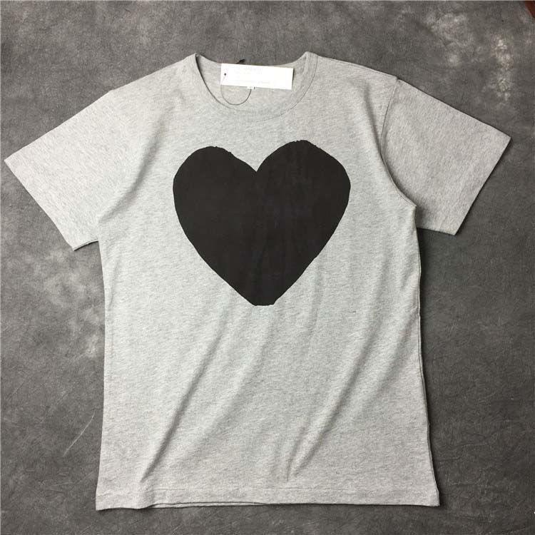 grey with black heart