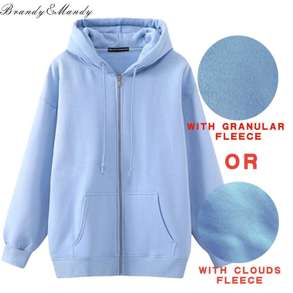 fleece light blue