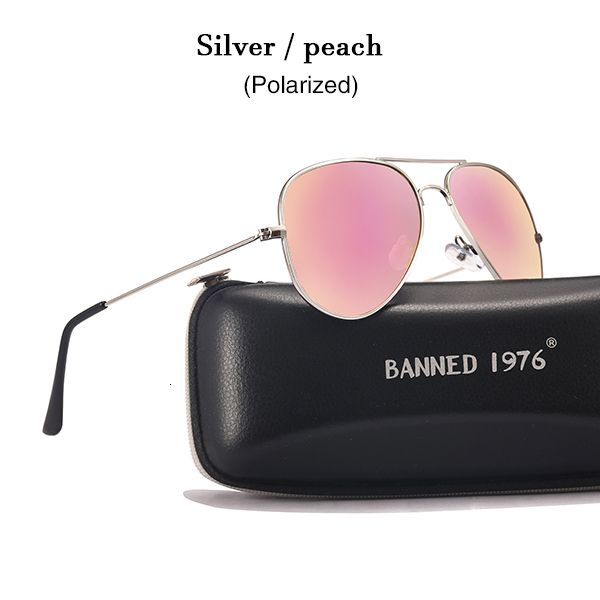 Silver Peach-Leather Case