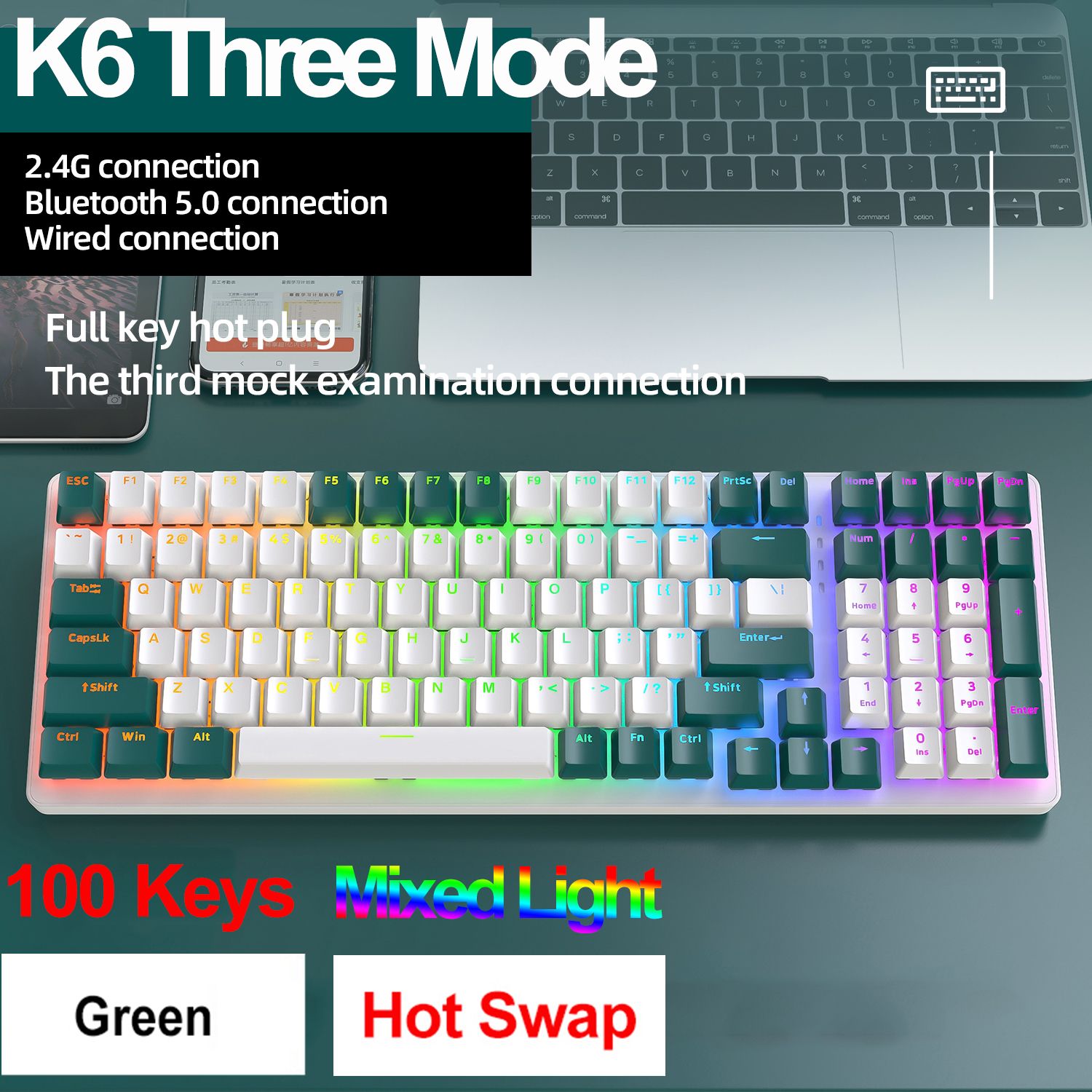Three Mode Green-Red Switch