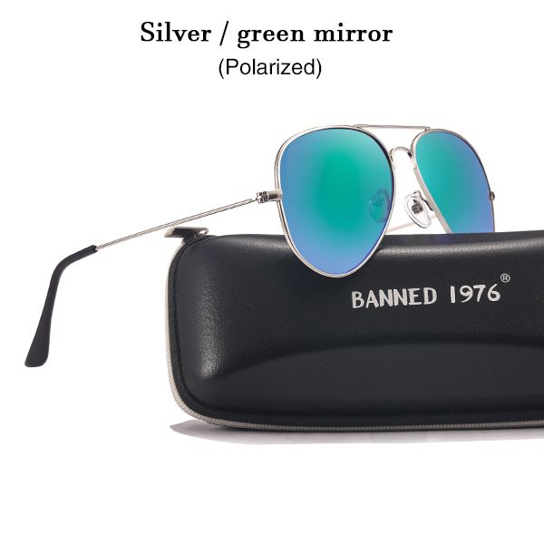 Green Mirror-Leather Case